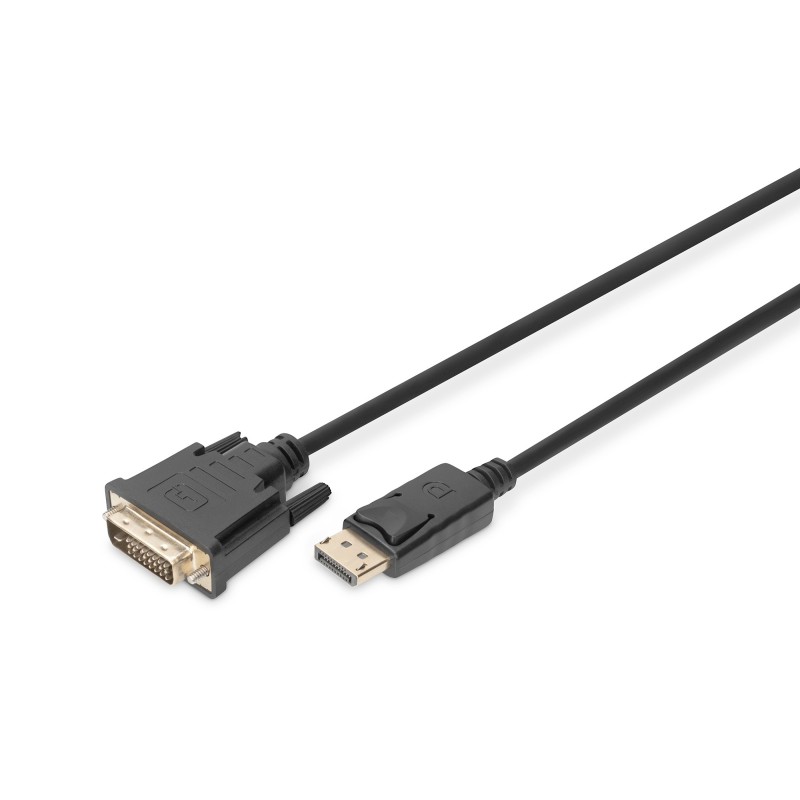 DIGITUS DisplayPort Adapterkabel, DisplayPort -DVI-D, 3,0m, schwarz